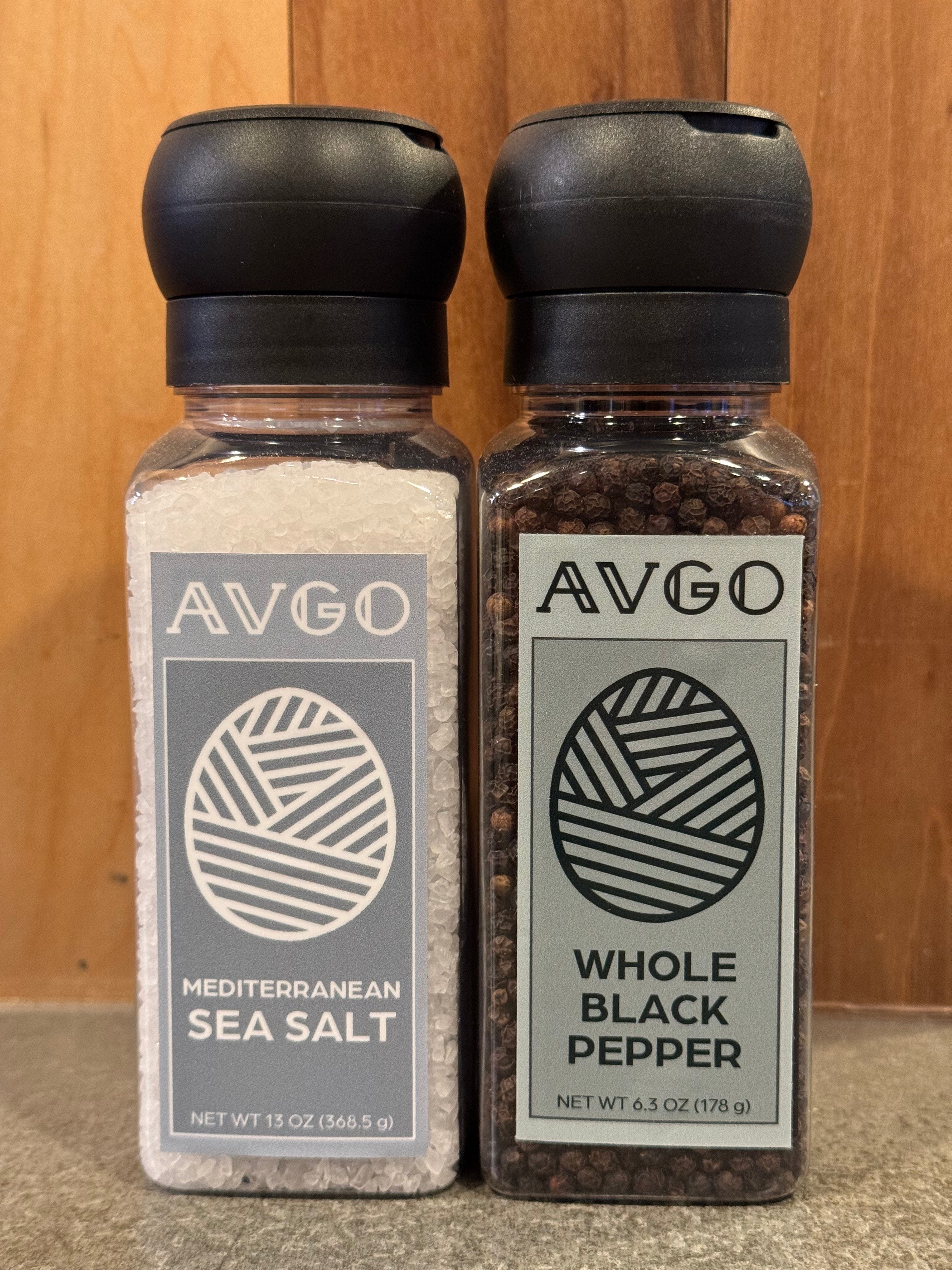 AVGO Salt & Pepper Shakers